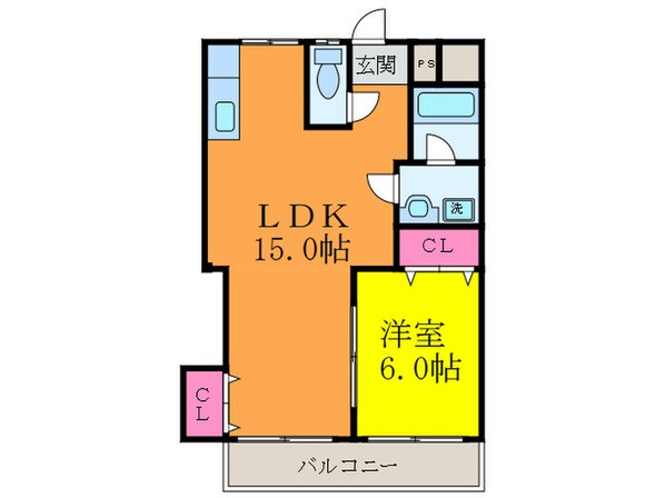 パステルコート千里の物件間取画像